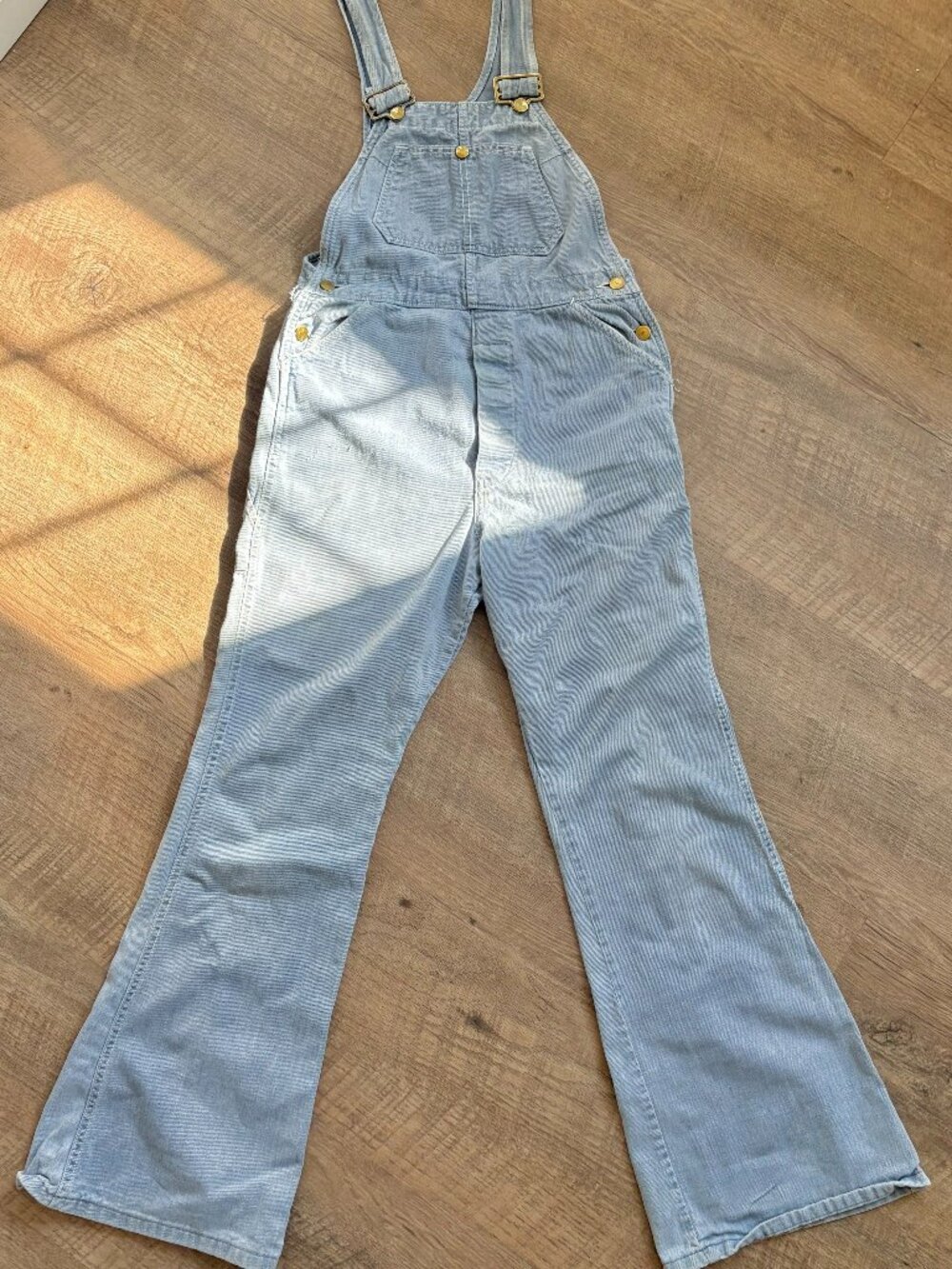 Vintage 70's, Flare, Bib Overalls